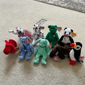 Ty Beanie Baby lot of 9!